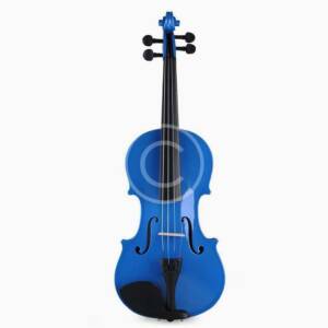 Handcrafted Blue Acoustic Violin