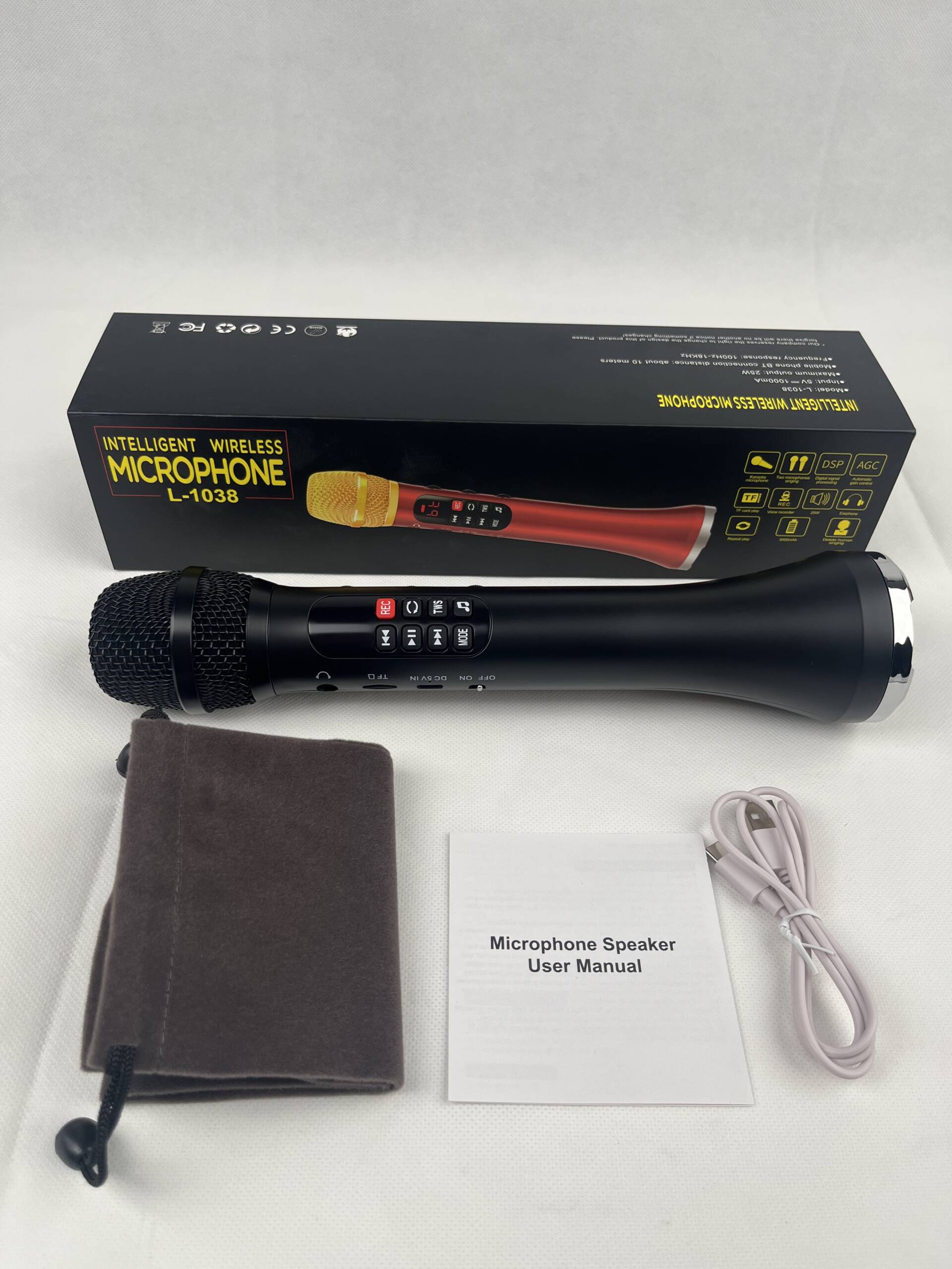 YOFITS L-1038 25w Usb Type C Digital Wireless New Echo Dsp Microphone Professional With Dsp - Image 6