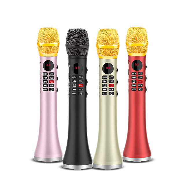 YOFITS L-699 20W Professional Rechargeable Mini Karaoke Wireless Microphone Speaker