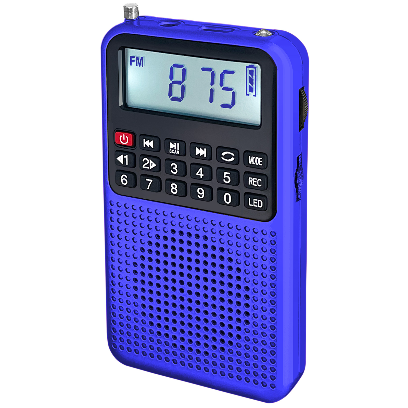 YF39 3-in-1 Portable Radio AM FM MP3 Player Voice Recorder - Multi-Function Excellent Reception and Rechargeable Battery - Image 5