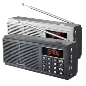 YOFITS L-518 Smart Modern Rechargeable Portable 2 Bands Home Radio Am Fm Support BT/TF/USB/AUX for Music