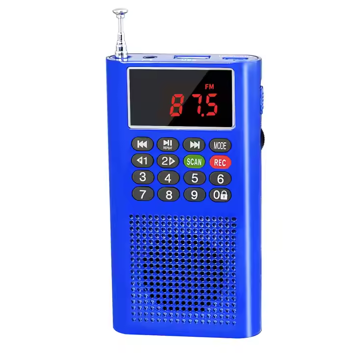 YOFITS L-358 Digital Pocket Portable Mini Fm Radio With Voice Recording Function - Image 5