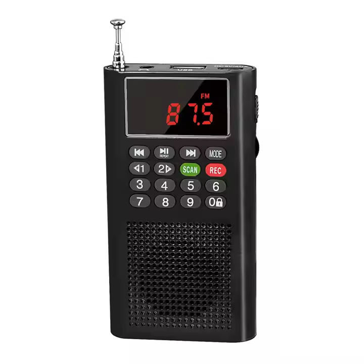 YOFITS L-358 Digital Pocket Portable Mini Fm Radio With Voice Recording Function